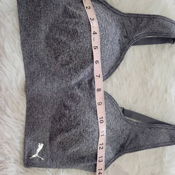 Puma Size L Gray Sports Bra - Picture 7 of 7